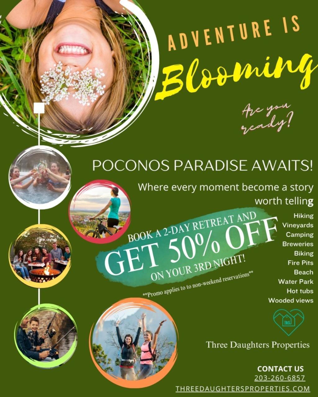 Pocono Mountain Home , Hot Tub- 1 Mile To Skiing! Таннерсвилл Экстерьер фото